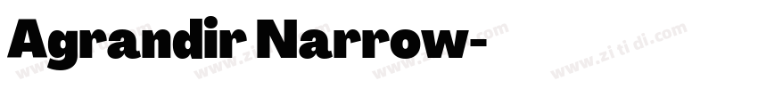 Agrandir Narrow字体转换 Agrandir Narrow字体转换